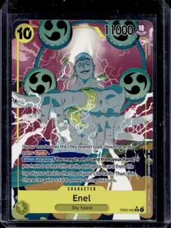 2025 One Piece Anime 25th Collection Enel Alternate Art Super Rare #EB02-052 - Image 1