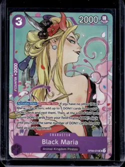 2025 One Piece The Best Vol. 2 Black Maria Promo #OP08-074 - Image 1