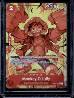 2022 One Piece Romance Dawn JP Monkey D. Luffy Alternate Art #OP01-024 - Image 1