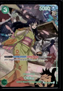 2024 One Piece 500 Years in the Future Okiku Special Alternate Art #OP01-035 - Image 1