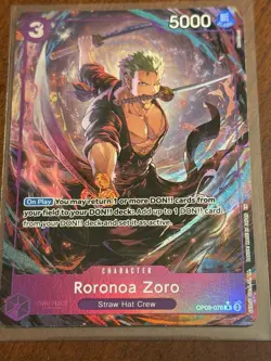 Roronoa Zoro x4 Card Lot Includes PRB02 Alt Art Rare One Piece English - Image 2