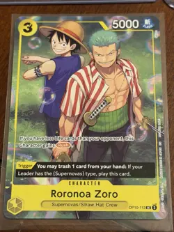 Roronoa Zoro x4 Card Lot Includes PRB02 Alt Art Rare One Piece English - Image 5