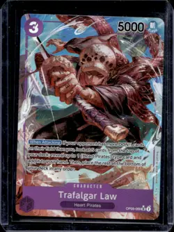 2023 One Piece New Era OP-05 Trafalgar Law Super Rare Alternate Art #OP05-069 - Image 1