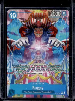 2024 One Piece Emperors In The New World Buggy Alternate Art #OP09-051 - Image 1