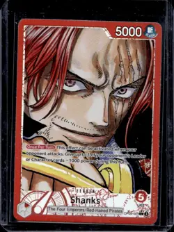 2024 One Piece Emperors in the New World Shanks Leader Alternate Art #OP09-001 - Image 1