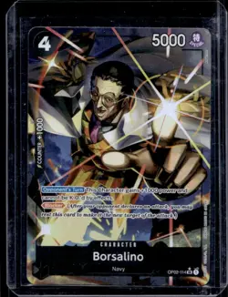2024 One Piece The Best PRB-01 Borsalino Super Rare #OP02-114 - Image 1