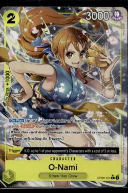 2024 One Piece 500 Years in the Future O-Nami Special Alternate Art #OP06-101 - Image 1
