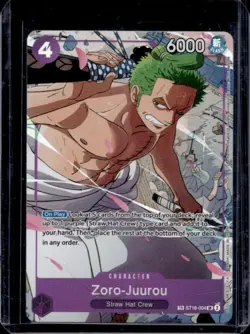 2025 One Piece Legacy of the Master Zoro-Juurou Special Alternate Art #ST18-004 - Image 1