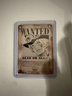 One Piece Card Game Sabo Blocker Wanted 120 Character Card - Image 2