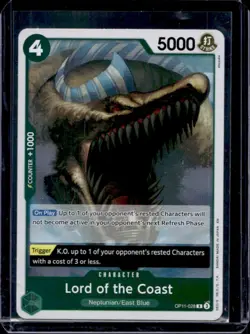 2025 One Piece A Fist of Divine Speed Lord the Coast Rare #OP11-028 - Image 1