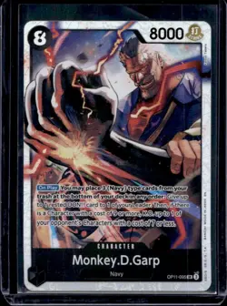 2025 One Piece A Fist of Divine Speed Monkey.D.Garp Super Rare #OP11-095 - Image 1