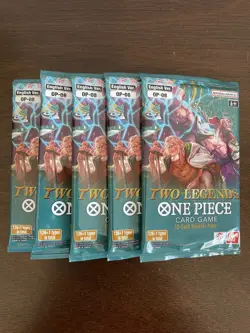 One Piece Two Legends OP-08 Lot Of Five 5 Booster Packs English - Image 1