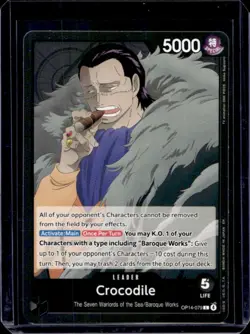 One Piece The Azure Sea's Seven Crocodile #OP14-079 - Image 1