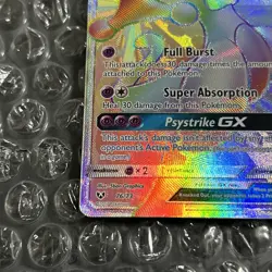 Pokemon TCG Mewtwo GX Secret Rare Shining Legends 76/73 Full Art Card - Image 4