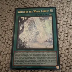 Yu-Gi-Oh! Konami Witch of the White Forest Spell Card 1st Ed 2025 ALIN-EN058 UR - Image 1
