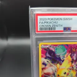 2023 POKEMON SWSH FA/PIKACHU CROWN ZENITH CARD#160 GEM MT PSA 10 - Image 2