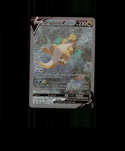 FAN-ART READ DESCRIPTION BELOW SPARKLING HOLO DRAGONITE Pokemon Card p2 - Image 1