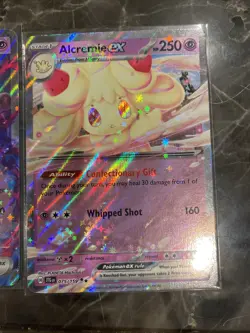 Pokemon Alcremie And Mimikyu EX TCG Card 075/159 And 69/159 Journey Together - Image 2