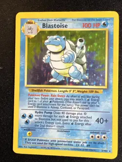 Blastoise 2/102 Holo, Celebrations: Classic Collection Pokemon Base Set Card, MP - Image 3