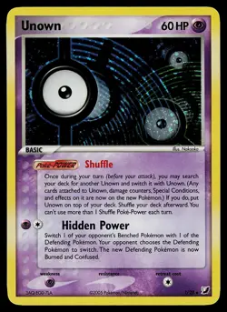 Pokemon Card - Unown (I) Unseen Forces I/28 Holo Rare - Image 1