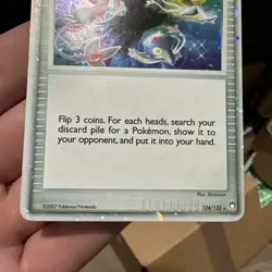 Time-Space Distortion 124/123 Holo Rare Mysterious Treasures Pokemon Card - Image 2