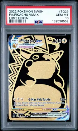Pikachu VMAX TG29/TG30 PSA 10 Gem Mint Holo Lost Origin Pokemon Card 🔥🔥 - Image 1