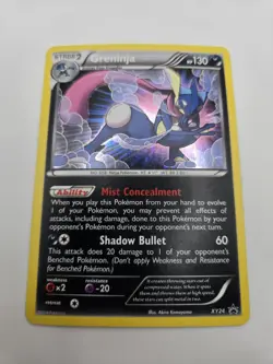 Pokemon TCG Greninja XY XY24 Holo Promo Card - Image 1