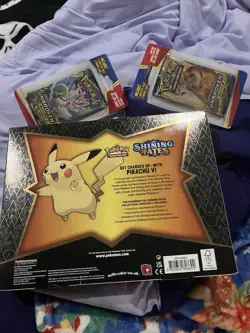 Pokemon Cards Shining Fates Pikachu Promo And Two Unbroken Bonds Packs Sealed ￼￼ - Image 3