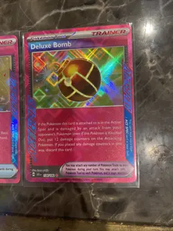 Pokemon TCG Pink Trainer Holo Rare Lot Of 3 Cards Max Rod Deluxe Bomb Scoop Up - Image 2