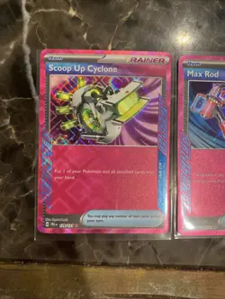 Pokemon TCG Pink Trainer Holo Rare Lot Of 3 Cards Max Rod Deluxe Bomb Scoop Up - Image 4