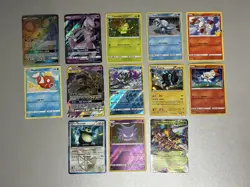 Lot of 13 Damaged Pokemon Cards (Mewtwo, Snorlax, Dedenne, Beedrill, And More) - Image 3