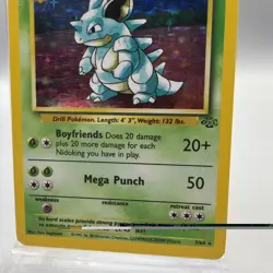 Pokemon Nidoqueen TCG Jungle Holo Card 7/64 Unlimited Holo Rare LP - Image 4
