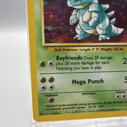 Pokemon Nidoqueen TCG Jungle Holo Card 7/64 Unlimited Holo Rare LP - Image 5