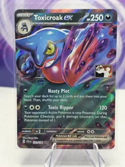 Toxicroak ex Double Rare Prize Pack Series Card Stamped 131/198 NM - Image 1