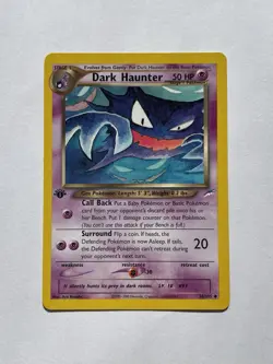 Dark Haunter 1st Edition 36/105 Neo Destiny NM Pokemon Card 2000 - Image 1