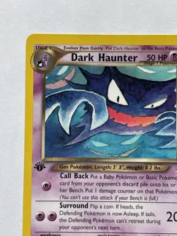 Dark Haunter 1st Edition 36/105 Neo Destiny NM Pokemon Card 2000 - Image 2