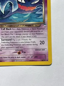 Dark Haunter 1st Edition 36/105 Neo Destiny NM Pokemon Card 2000 - Image 4