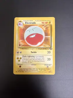 Electrode 18/64 Jungle Non Holo Rare LP WOTC Pokemon Card - Image 1