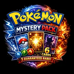 Best Pokemon Mystery Pack!!! 6 Cards - Guaranteed Rare! - Image 1