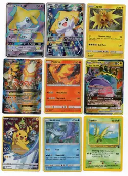 Pokemon 9 Card Lot #16 - Japanese & English - Modern-WOTC Vintage -HP/NM - Image 1