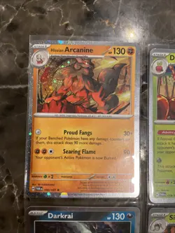 Pokemon TCG Cosmos Holo Card Lot Of 4 Arcanine Dipplin Sinistcha Darkrai Rare - Image 3