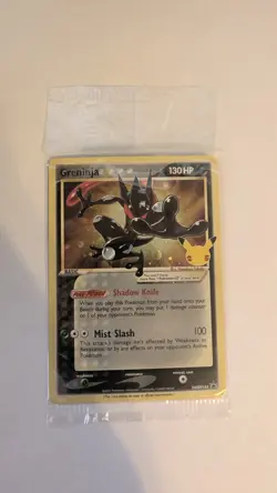 Pokemon Greninja Star SWSH144 SWSH: Sword & Shield Promo Card * STILL WRAPPED* - Image 1