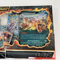 Pokemon Charizard ex Special Collection Journey Together Promo Card Box Damaged - Image 3