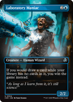 Laboratory Maniac (Borderless) [Innistrad Remastered] Foil Near Mint - Image 1