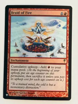 Braid of fire - Foil - English - MTG The List - Image 1