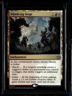 Windcrag Siege - 235 - TDM - NM - MTG Magic the Gathering - Image 1