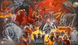 Alpha Investments MTG 1994 Legends Reimagined Playmat | 28x48 | Sue Ellen Brown - Image 1
