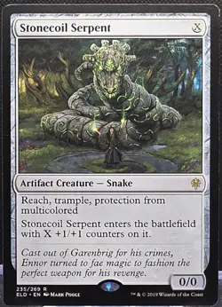 Stonecoil Serpent #235 Throne of Eldraine Regular Rare LP *Buy 2 Get 1 - Image 1