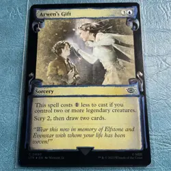 Arwen's Gift (Showcase Scrolls) Universes Beyond: the LOTR Regular(Shiny) NM MTG - Image 1