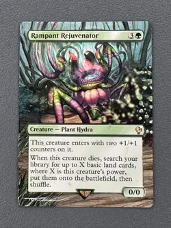 Rampant Rejuvenator MTG Final Fantasy Commander Hand Painted Altered Art Tentz - Image 1
